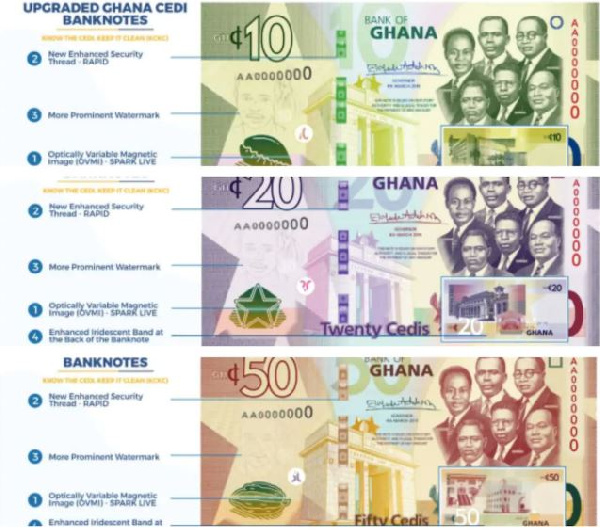 The upgraded banknotes have enhanced security features