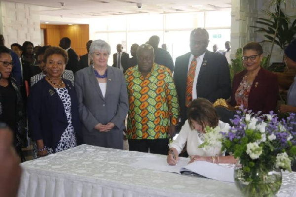 President Nana Addo Dankwa Akufo-Addo with some  dignitaries