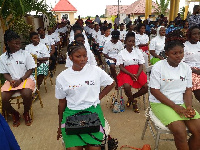 Beneficiaries of the initiative at the launch