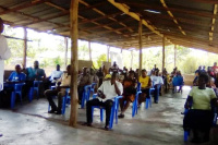 A section of the staff of Abutia Senior High Technical School