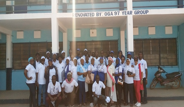 A group of old students from  Ghana Senior High School