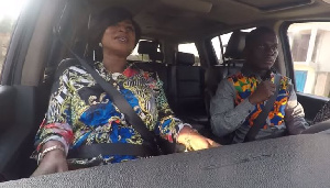 Ellen White and Zionfelix on 'Celebrity Ride'