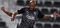 Andre Ayew in action for Al Sadd