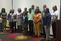 Speakers at the launch of the project in a group photo