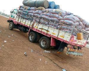 Charcoal truck