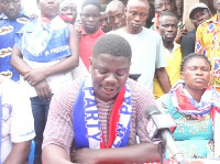 NPP youth addressing a press conference