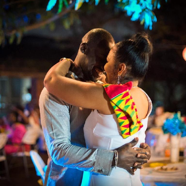 Chris Attoh and his late wife