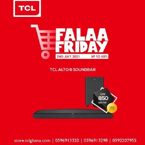 TCL Ghana is offering its customers 50 percent off on purchases this Friday