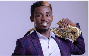 Ghanaian saxophonist, Mizter Okyere