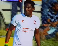 Ocran was sent off against Kotoko