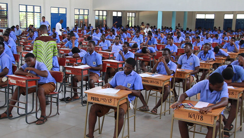 final year SHS students are back in school preparing for the 2020 WASSCE