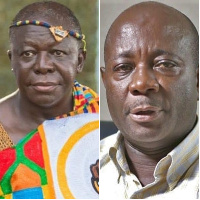 The Asantehene, Otumfuo Osei Tutu II and Akwasi Addai Odike