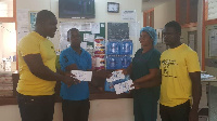 Some members of Volcare and Courage Foundations donating to the Children