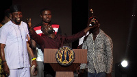 Songo has won the TV sports show host category three times consecutively