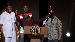 Songo has won the TV sports show host category three times consecutively