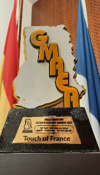 The TV show was awarded “TV show of the year” at Ghana Media and Entrepreneurship Awards