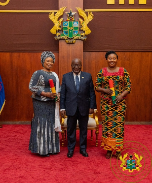 President Akufo Addo With Gender Appointees