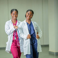 Dr(s) Emefa and Emenyo Apaloo graduated from the Univ. of Ghana medical School