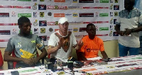 Bechem United coach Manuel Zachariah (M)