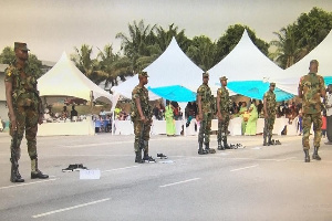 Some officers of the Ghana Armed Forces