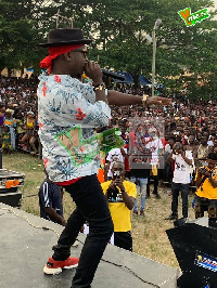 FlowKing Stone performing at the event