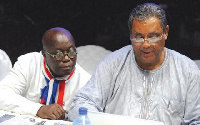 President Akufo-Addo and the late Jake Otanka Obetsebi-Lamptey