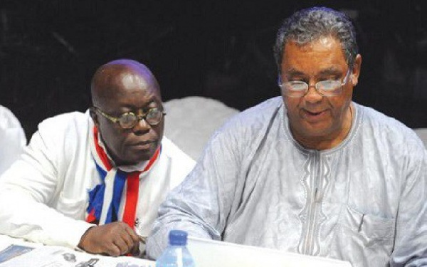 President Akufo-Addo and the late Jake Otanka Obetsebi-Lamptey