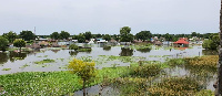 Floods in Bor Town, Jonglei, South Sudan