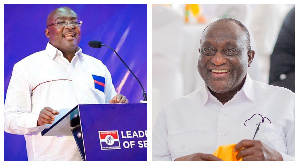 Vice President, Mahamudu Bawumia and former flagbearer hopeful of the NPP, Alan Kyerematen