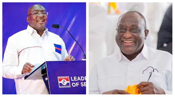 Mahamudu Bawumia (left) and Alan Kyerematen (right)