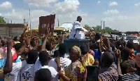 Hassan Ayariga launched the APC campaign in Bawku