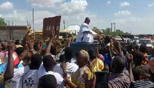 Hassan Ayariga launched the APC campaign in Bawku