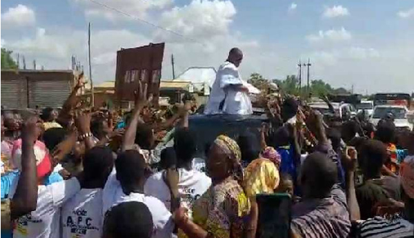 Hassan Ayariga launched the APC campaign in Bawku