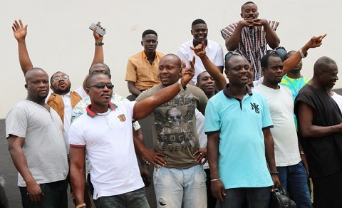 Some alleged members of Pro-NPP vigilante group, Delta Force