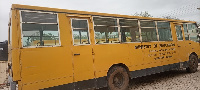 he only available school bus of the Krobo Girls Senior High School