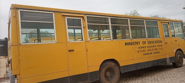 he only available school bus of the Krobo Girls Senior High School