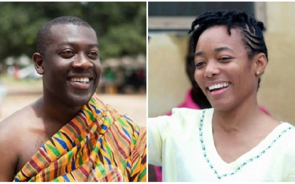 Kojo Oppong Nkrumah and Dr Zanetor Agyeman-Rawlings