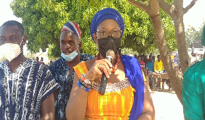 Aisha Batong Hor, Sissala West DCE speaking