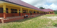 The newly constructed classroom block