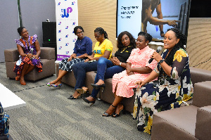 Georgina Fiagbenu, MTN Corporate Communication Senior Manager Welcoming The Women In PR Team To MTN 