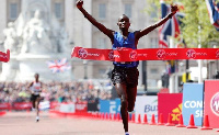 Kenya's Daniel Wanjiru wins the men's elite race Action Images via Reuters / Matthew Childs/File Ph