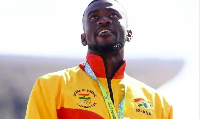 Joseph Paul Amoah won gold in the 200m men's event at the 2023 African Games