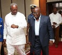 President Akuffo-Addo and former president John Mahama