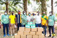 COCOBOD and Light A Village have donated solar lamps to 48 cocoa and coffee farmers in Volta