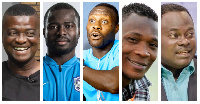 from L-R: Awudu, Frank, Attram, Paintsil and Odartey