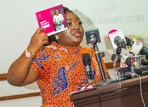 Gifty Oware-Mensah, the President of Berry Ladies Football Club