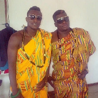 Black Stars skipper Asamoah Gyan and Castro