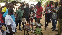 Some participants at the workshop to expose Small Scale Miners