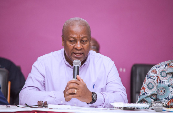 Former president John Dramani Mahama