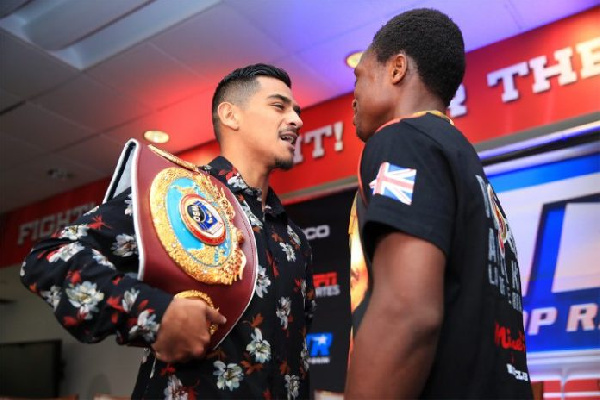 Jessie Magdaleno and Isaac Dogboe